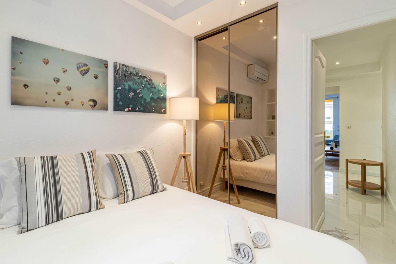Renovated Apartment 80M2 6P 2Br - Cannes Palm Beach Eksteriør billede