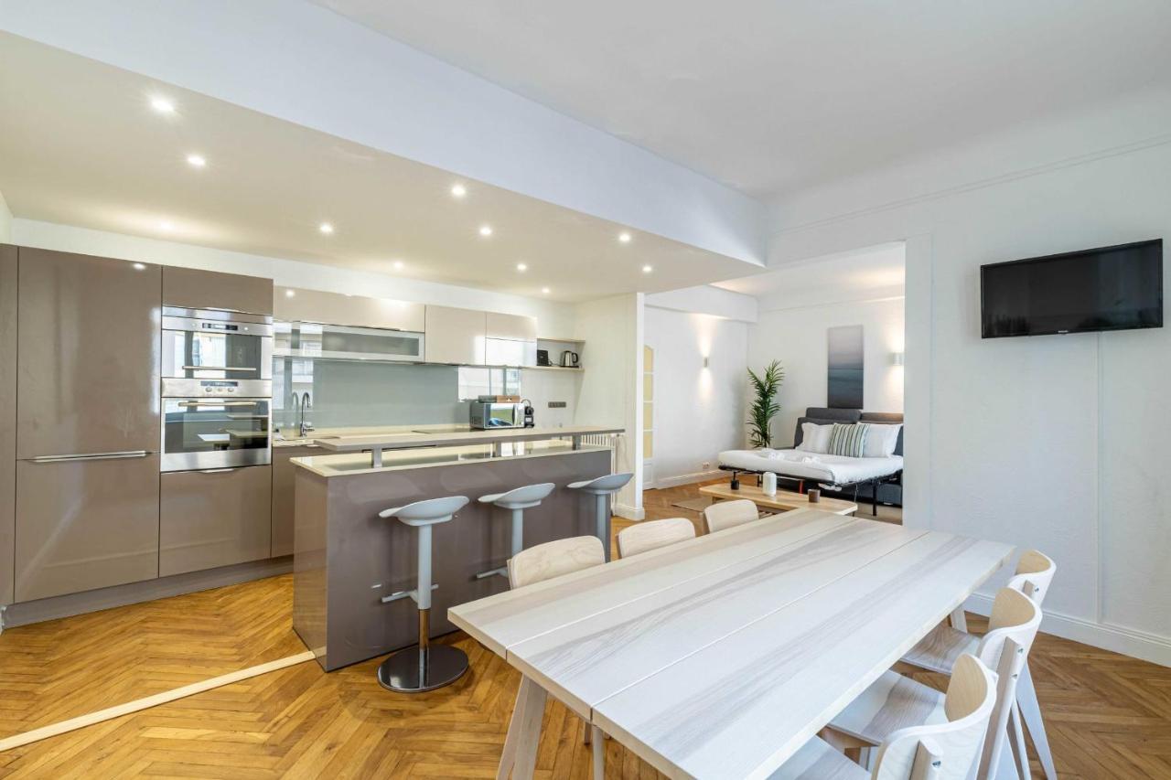 Renovated Apartment 80M2 6P 2Br - Cannes Palm Beach Eksteriør billede