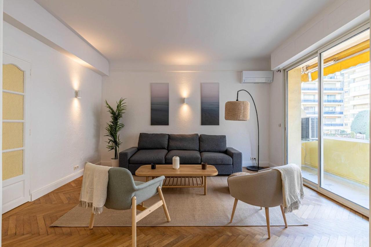 Renovated Apartment 80M2 6P 2Br - Cannes Palm Beach Eksteriør billede